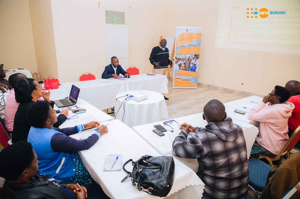 Les participants à la formation des formateurs