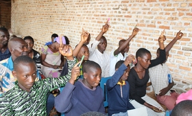  Les élèves participant à la formation, Gisuru-Ruyigi. Photos UNFPA Burundi/Yves Iradukunda.