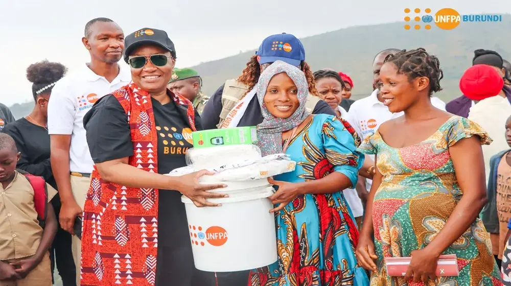 Visite au Burundi de la Directrice Régionale de l'UNFPA  de la Directrice Régionale  de UNFPA pour l'Afrique Orientale et Australe