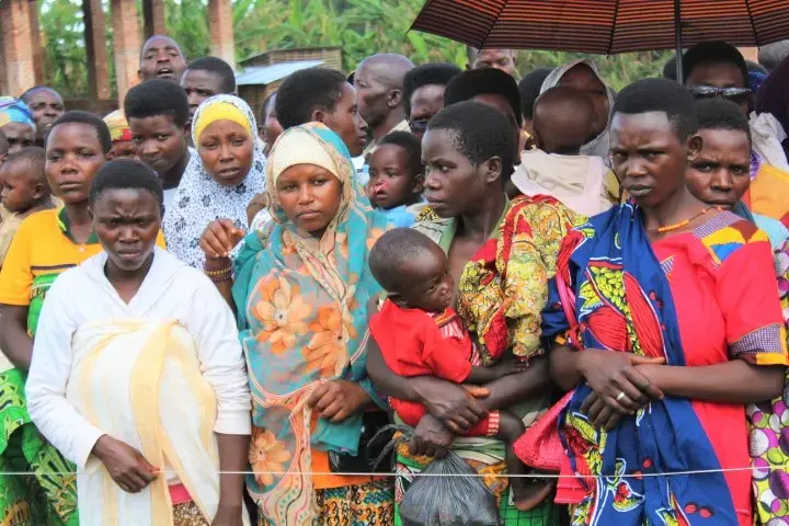 UNFPA auprès des femmes et filles sinistrées de Gashoho 