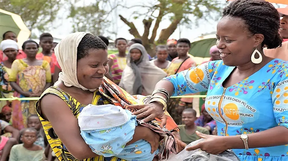 La Journée Internationale de la Femme auprès de la femme déplacée au site sobel