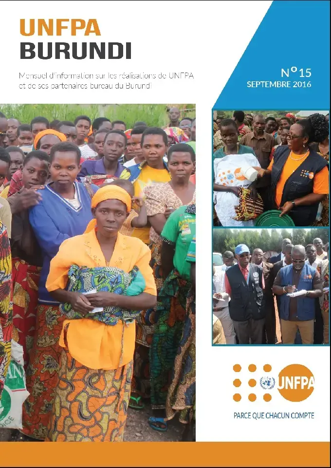 Mensuel d’information sur les réalisations de UNFPA Burundi et de ses partenaires 