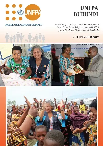 Bulletin Spécial sur la visite au Burundi de la Directrice Régionale de UNFPA pour l'Afrique Orientale et Australe