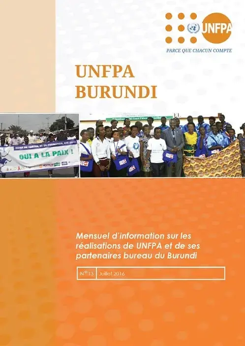 Nouvelles de l’UNFPA au Burundi No.13