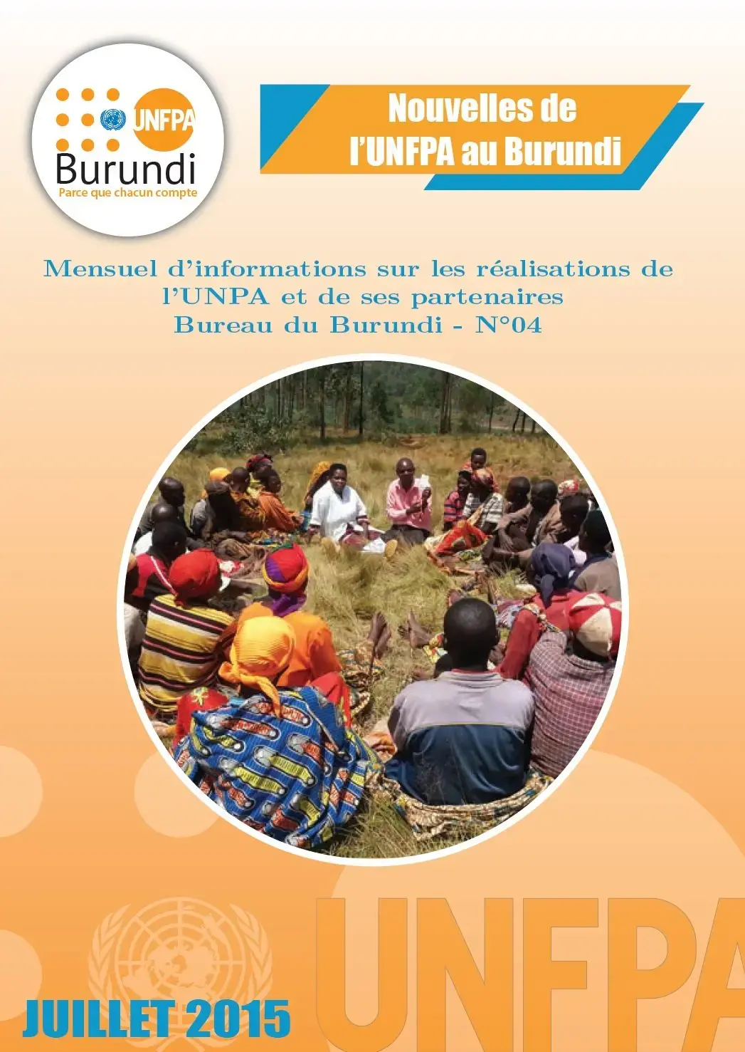 Nouvelles de l’UNFPA au Burundi No.10